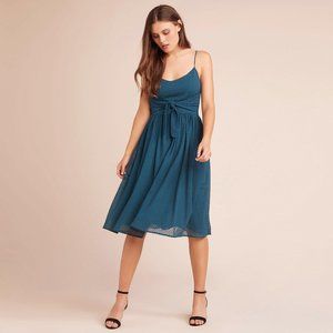 BB Dakota ‘Take A Bow’ Tie Dress Evergreen Size 6